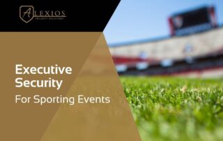 Alexios Security Solutions provides executive security for sporting events and stadiums in Las Vegas.