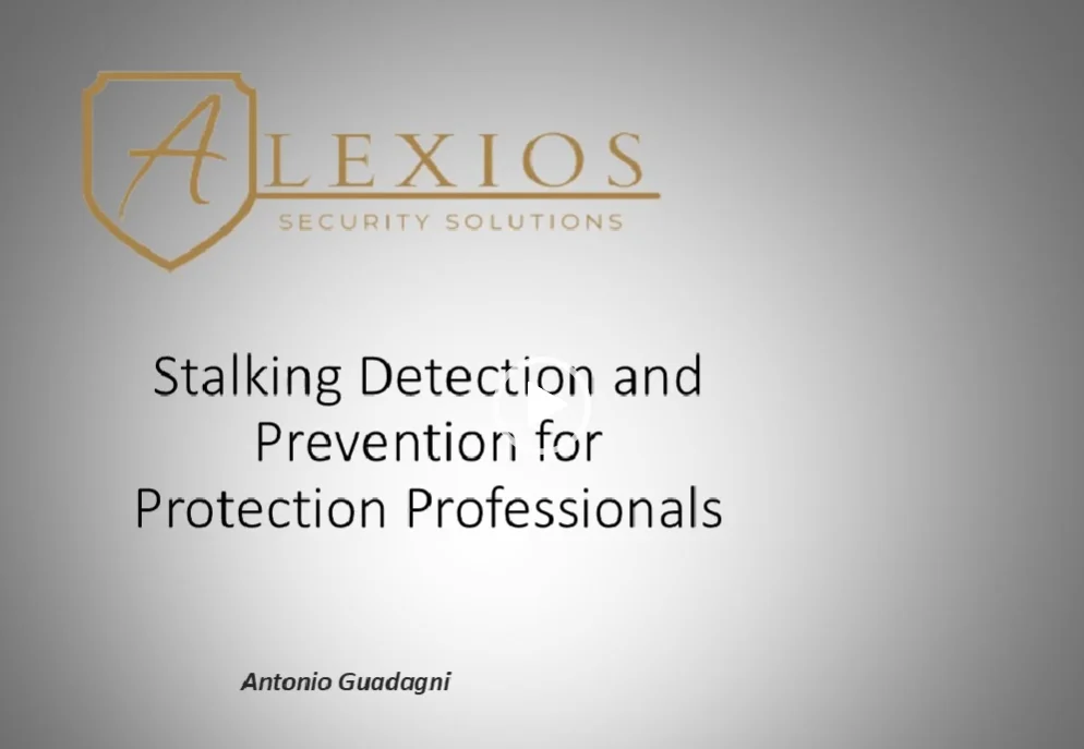 Anti Stalking and threat detection